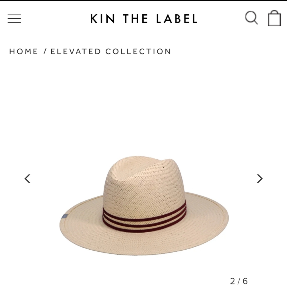 Kin The Label Hat - Elevated Collection - NWOT